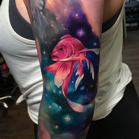 beautiful koi tattoo|realistic koi tattoo.